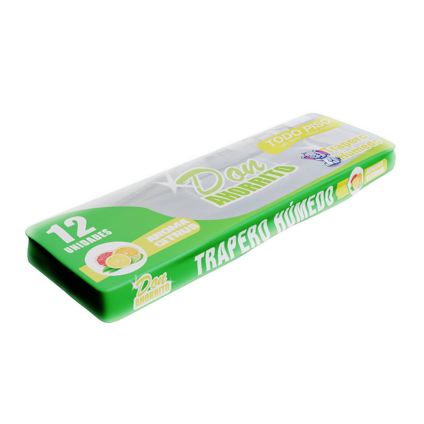 Trapero Húmedo Don Ahorrito Todo Piso 12 UN Caja 12 Paquetes
