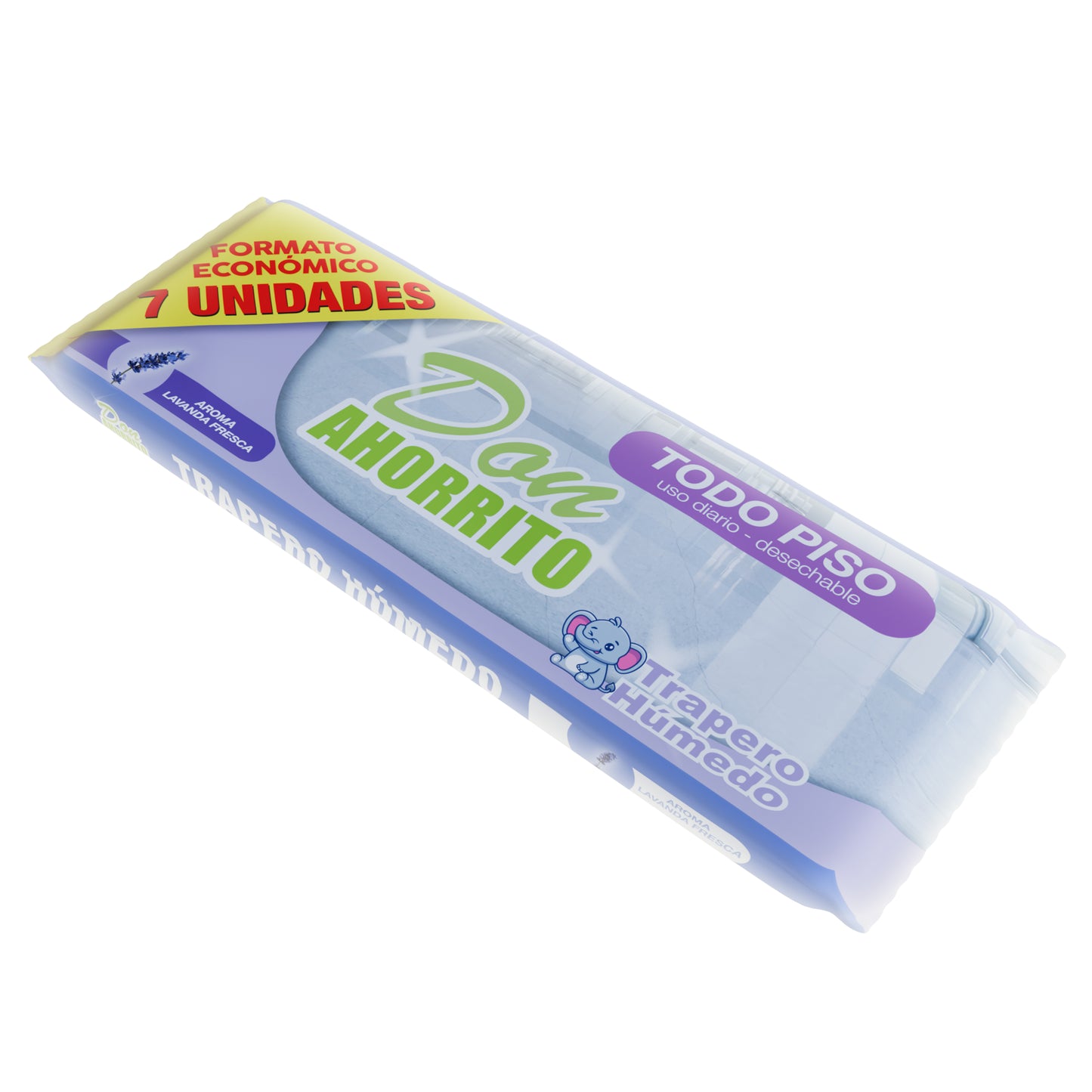 Trapero Húmedo Don Ahorrito Todo Piso 7 UN Caja 24 Paquetes
