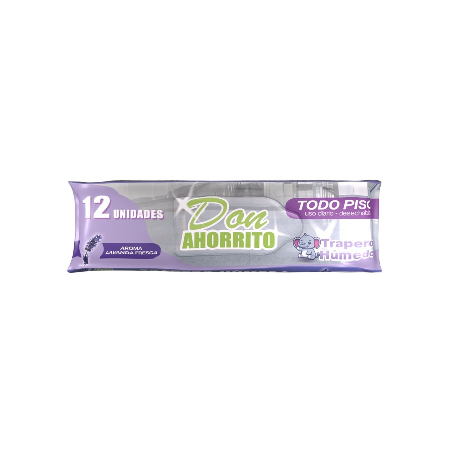 Trapero Húmedo Don Ahorrito Todo Piso 12 UN Caja 12 Paquetes