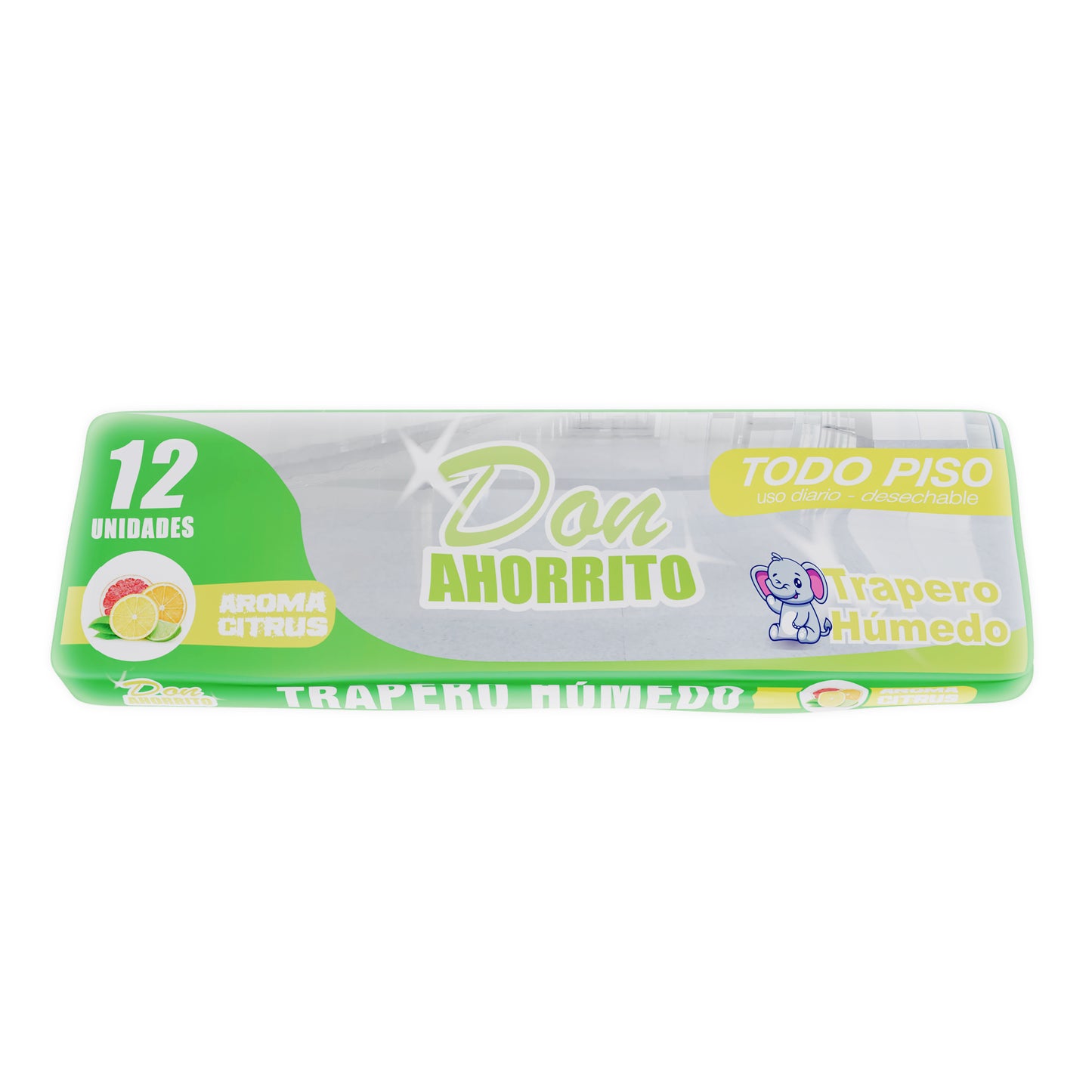 Trapero Húmedo Don Ahorrito Todo Piso 12 UN Caja 12 Paquetes