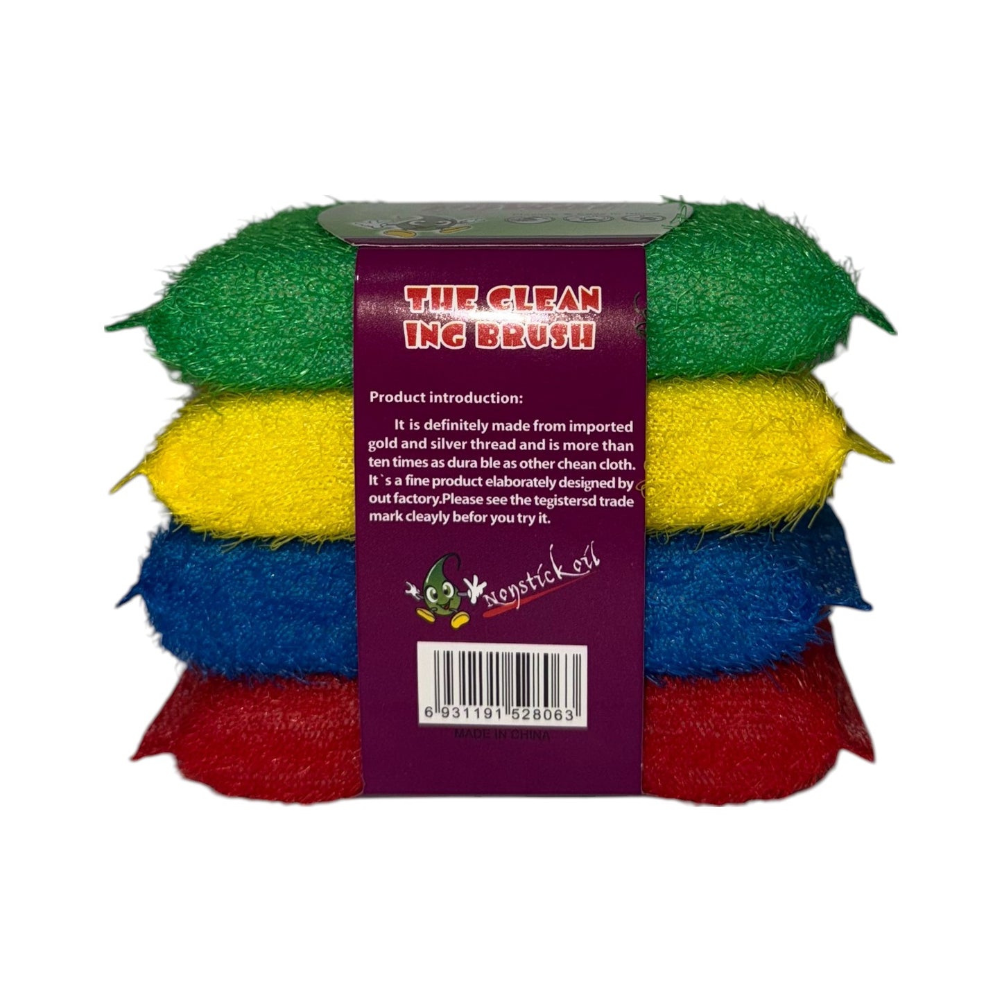 Spunita Economica PACK x4 UN , DISPLAY DE 10 PACK DE 4UN