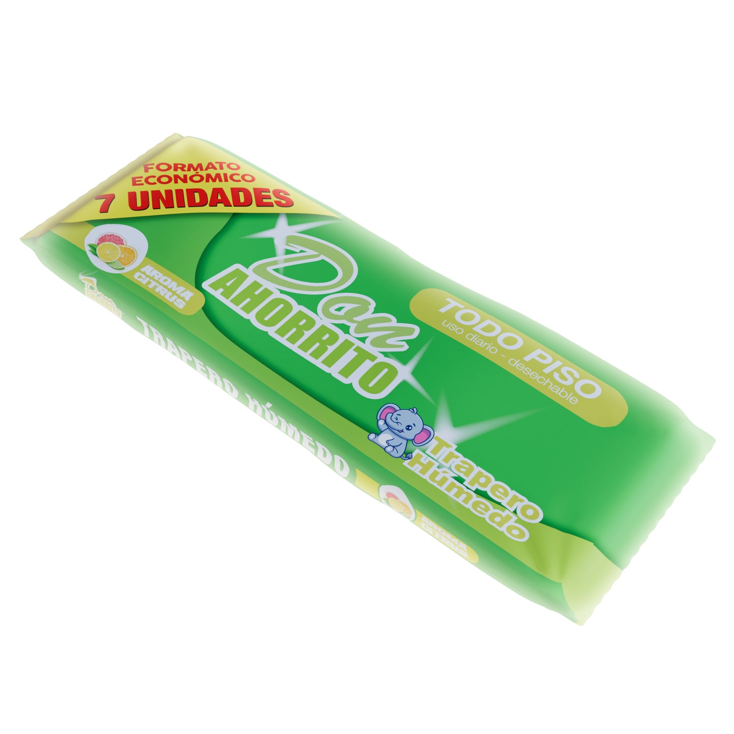 Trapero Húmedo Don Ahorrito Todo Piso 7 UN Caja 24 Paquetes