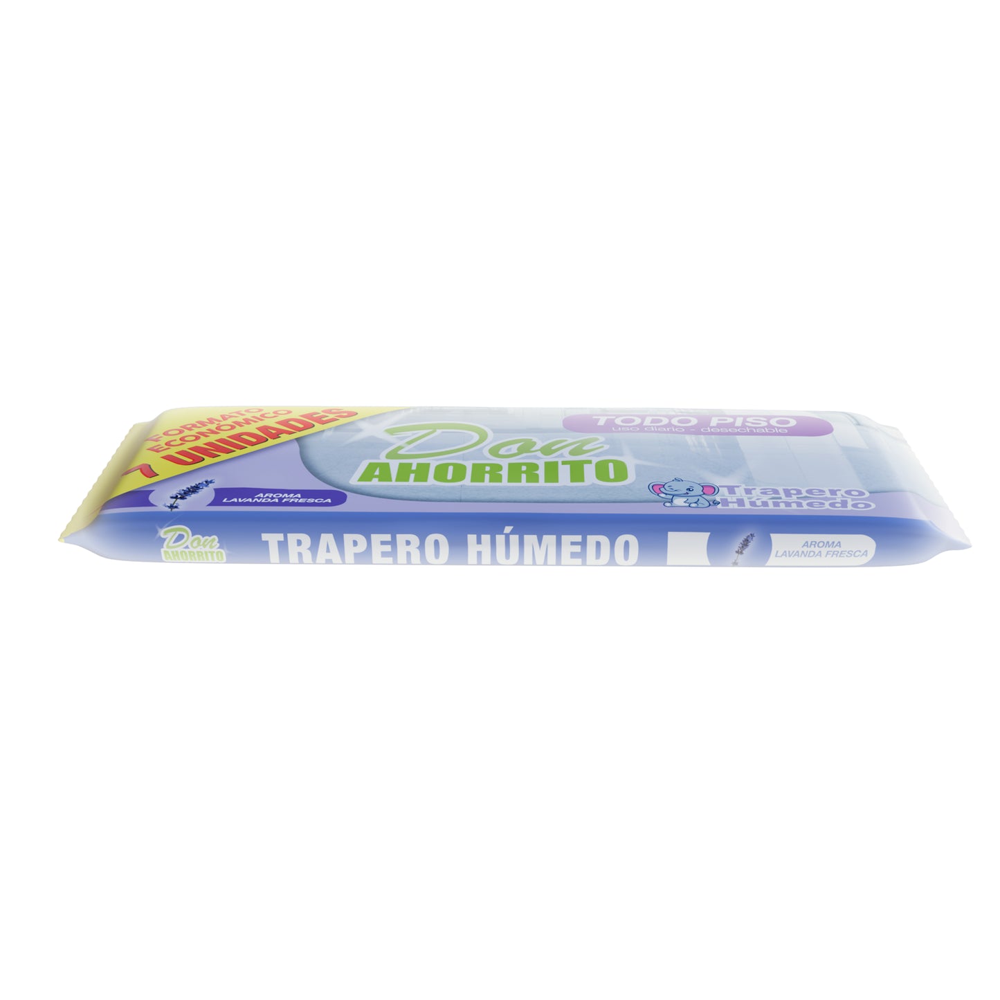 Trapero Húmedo Don Ahorrito Todo Piso 7 UN Caja 24 Paquetes